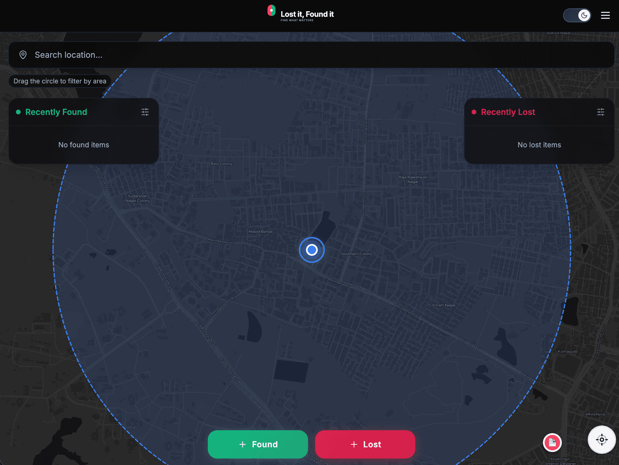 Community based Lost & Found Hub